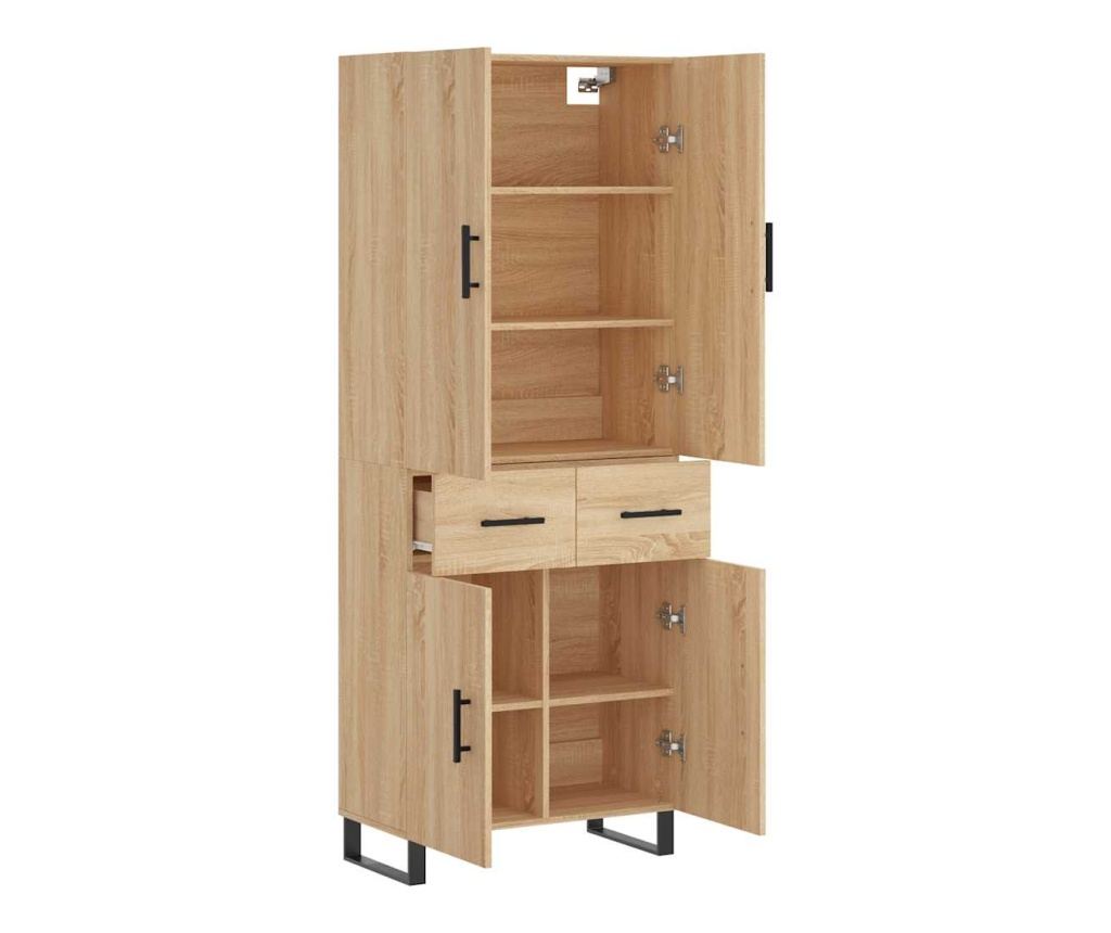 Visoki ormar, sonoma hrast, 69,5x34x180 cm, kompozitno drvo - 4