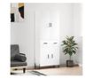 Visoki ormar, bijela, 69,5x34x180 cm, kompozitno drvo thumbnail 1
