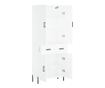 Visoki ormar, bijela, 69,5x34x180 cm, kompozitno drvo thumbnail 4