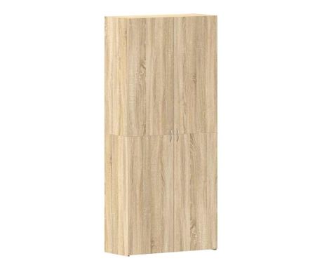 Ormar za cipele Smeđa 80 x 35.5 x 180 cm Konstruirano drvo