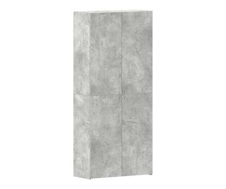 Ormar za cipele Siva 80 x 35.5 x 180 cm Konstruirano drvo
