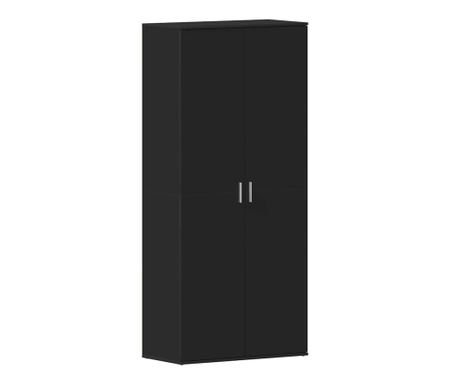 Ormar za cipele Crna 80 x 39 x 178 cm Konstruirano drvo