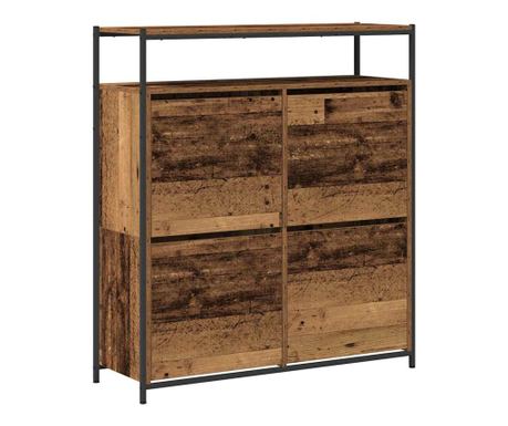 Ormar za cipele Staro drvo 100 x 34 x 112 cm Konstruirano drvo