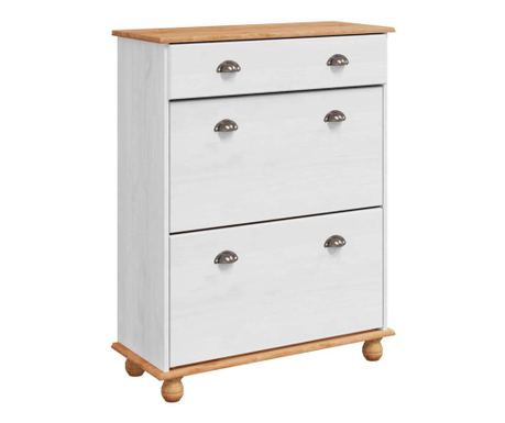 Ormar za cipele s ladicama ASKIM Bijelo 85 x 35 x 108 cm