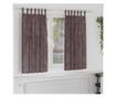 vidaXL Cortine din catifea cu perdele 2 pcs Maro 175 x 140 cm Catifea thumbnail 2