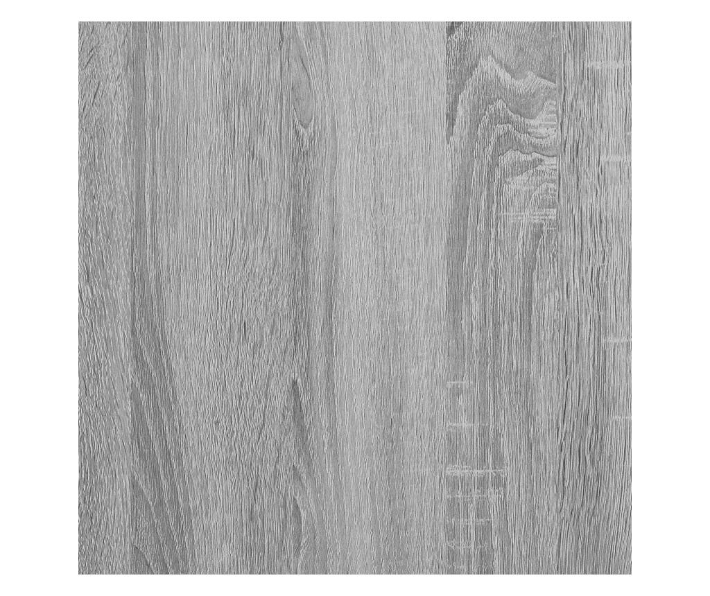 Масичка за кафе Сив Сонома 60 x 60 x 36 cm Инженерно дърво - 9