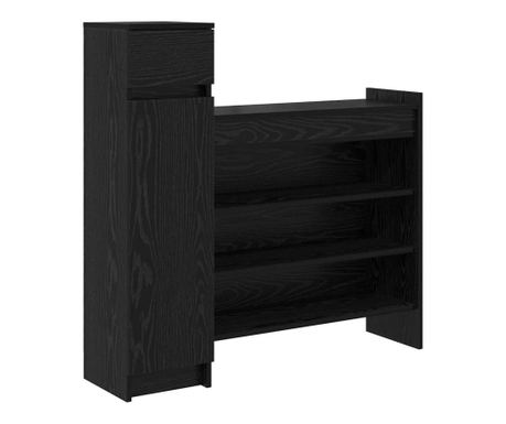 Ormar za cipele s ladicama Crni hrast 100,5 x 28 x 100 cm