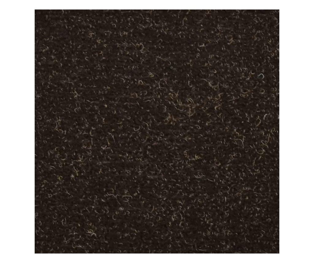 Изтривалки за стълби, самозалепващи се, 30 бр., 65x21x4 см, тъмнокафяви, полукръгли, големи - 7