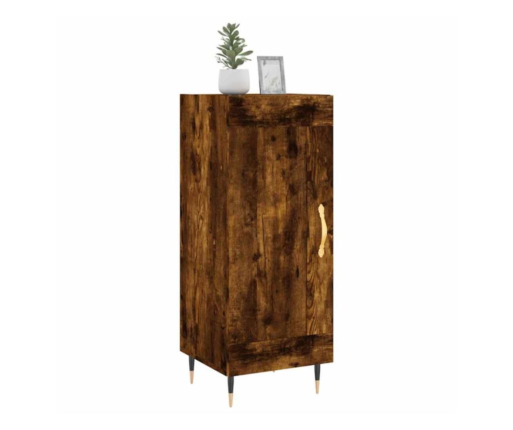 Ormarić, dimljeni hrast, 34,5x34x90 cm, kompozitno drvo - 3