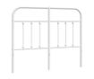 Metalni uzglavlje za krevet, bijelo, 120 cm thumbnail 2