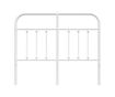 Metalni uzglavlje za krevet, bijelo, 120 cm thumbnail 4