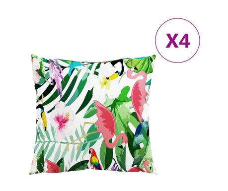 Ukrasni jastuci 4 kom šareni 60 x 60 cm od tkanine