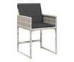 11dílný zahradní jídelní set s poduškami světle šedý polyratan thumbnail 3