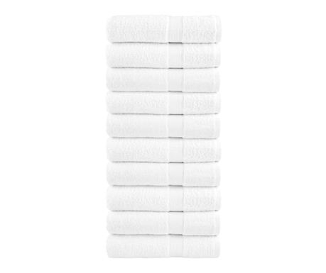 Ručnici za tuširanje SOLUND 10 kom bijeli 70x140cm 600 gsm