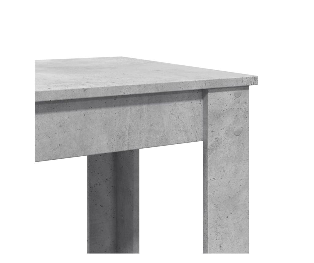 Barový stůl betonově šedý 51 x 50 x 103,5 cm kompozitní dřevo - 7