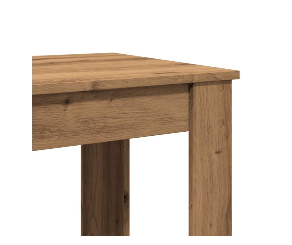 Barový stůl dub artisan 102 x 50 x 103,5 cm kompozitní dřevo - 7