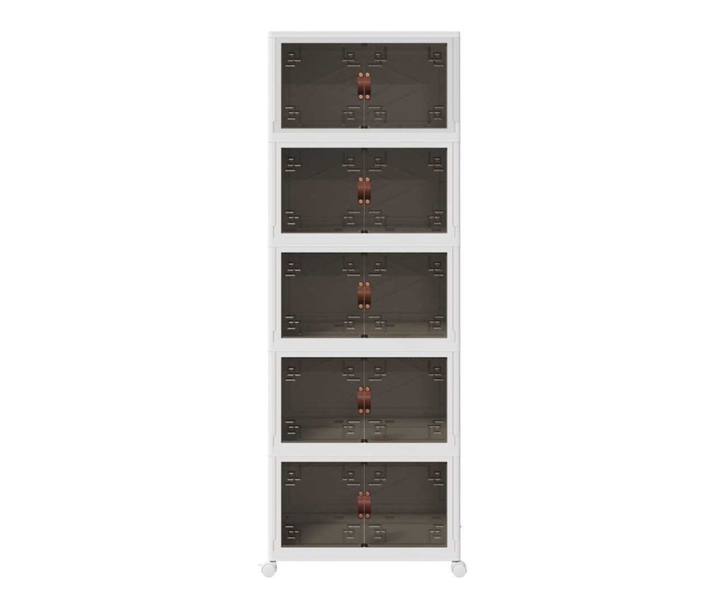 Кутия за съхранение с колела на 5 нива 75 L 64x40x179 cm - 4