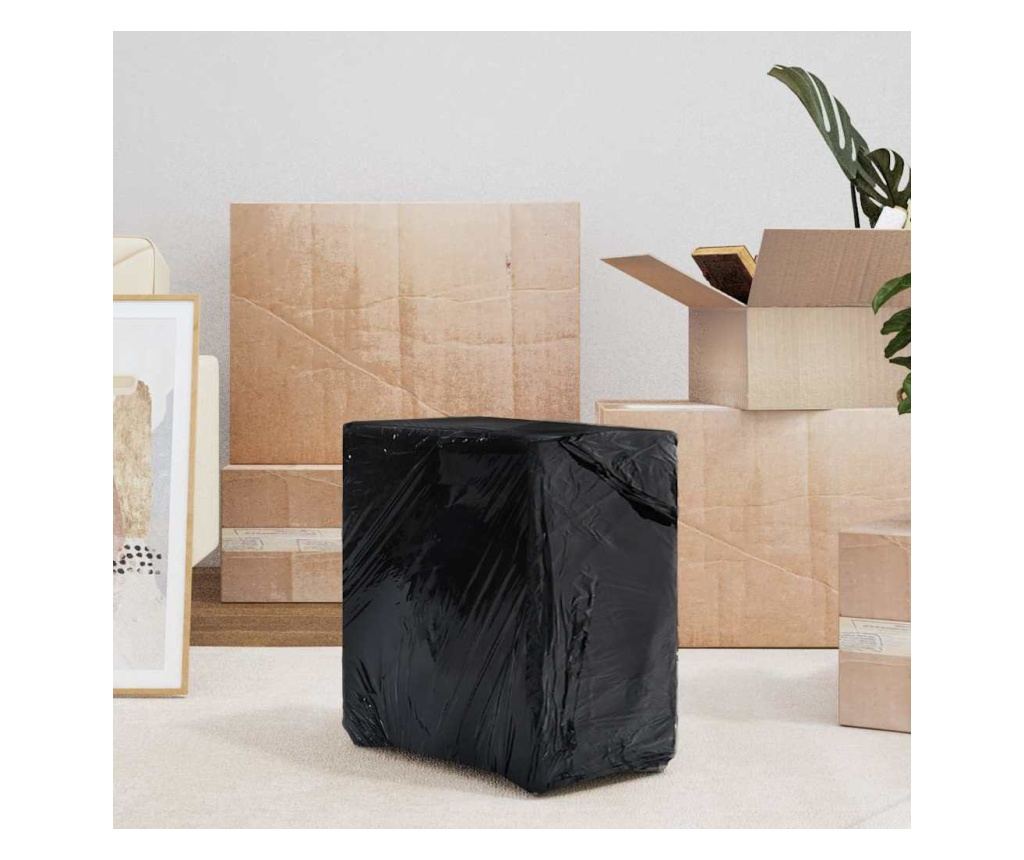 Стреч фолио 6 бр. черно 30 μm 50 cm x 150 m - 3