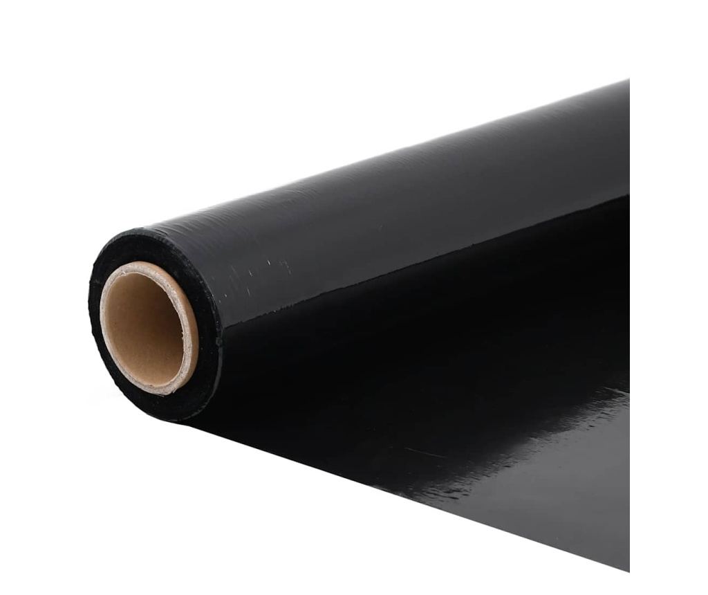 Стреч фолио 6 бр. черно 30 μm 50 cm x 150 m - 5