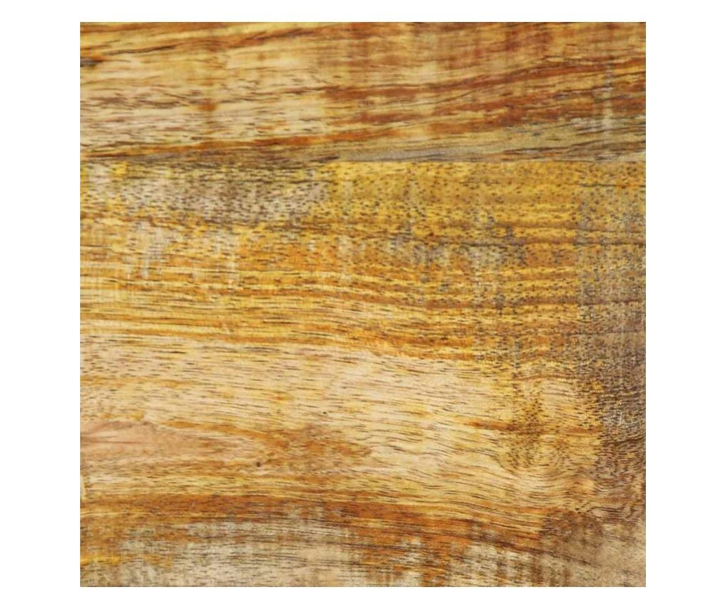 Нощно шкафче 50x27x50 cm Масивна груба дървесина Манго - 9