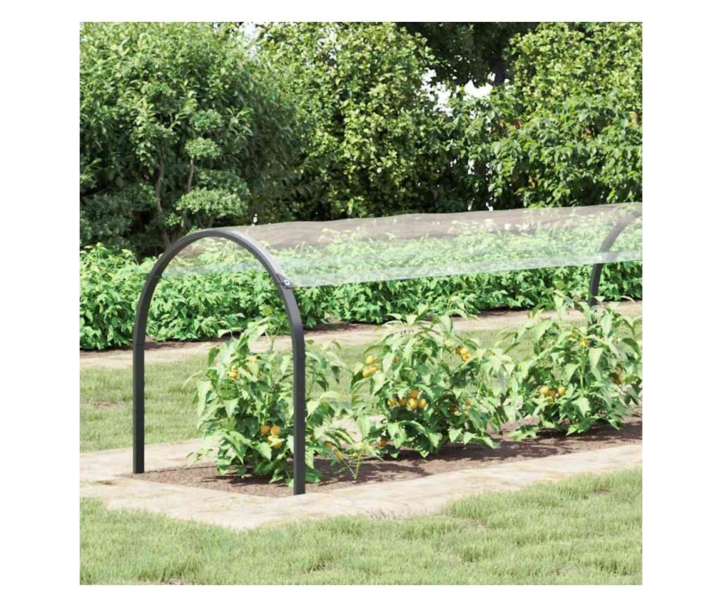 Покривало за растения с капси 1x10 m PVC - 2