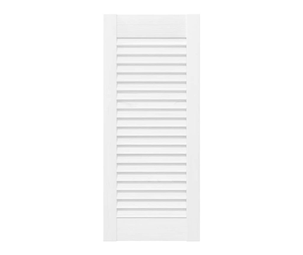 Врати за шкафове Louvred Design 2 бр. бели 69x29,5 cm - 5