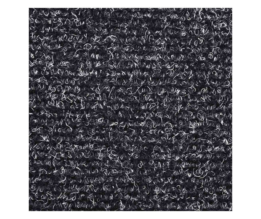 Изтривалки за стълби, самозалепващи се, 30 бр., 56x17x3 см, тъмносиви, полукръгли - 7