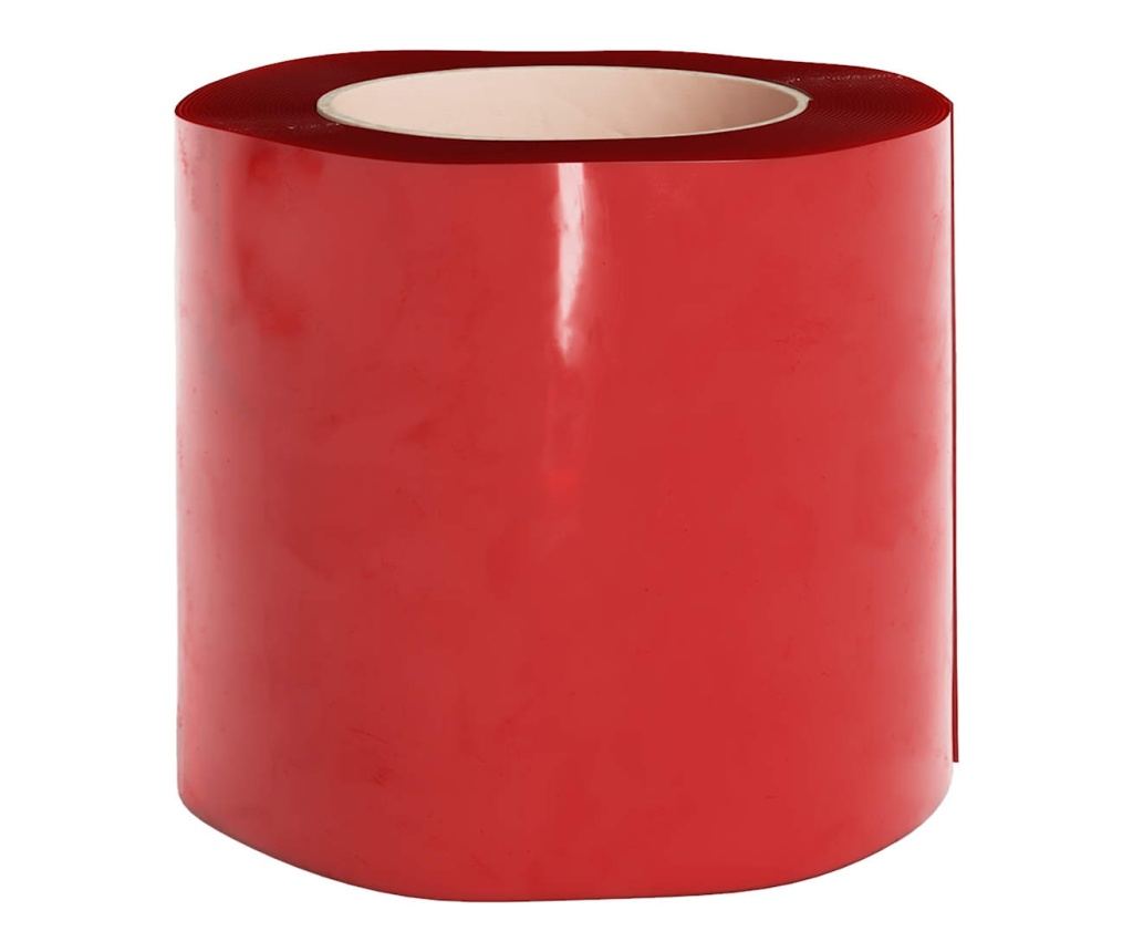 Завеса за врата червена 200x1,6 мм 25 м PVC - 5