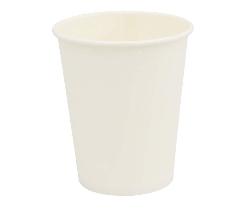 хартиени чаши за кафе с капачки 1000 бр. 8oz 200ml - 4