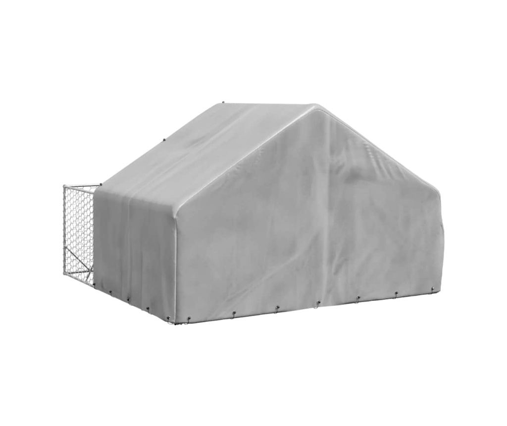 Открита кучешка колиба с бягаща пътека 3x3x1,9 m - 5