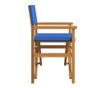 Сгъваем директорски стол Blue Solid Wood Teak thumbnail 4