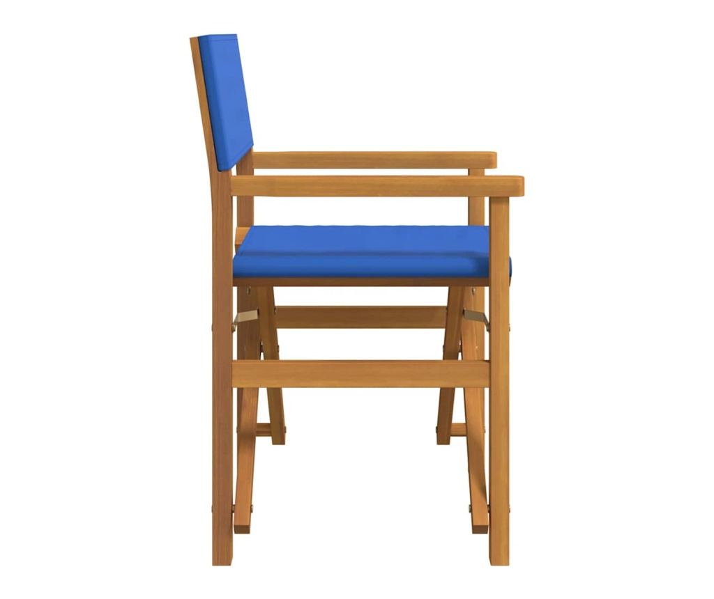 Сгъваем директорски стол Blue Solid Wood Teak - 4