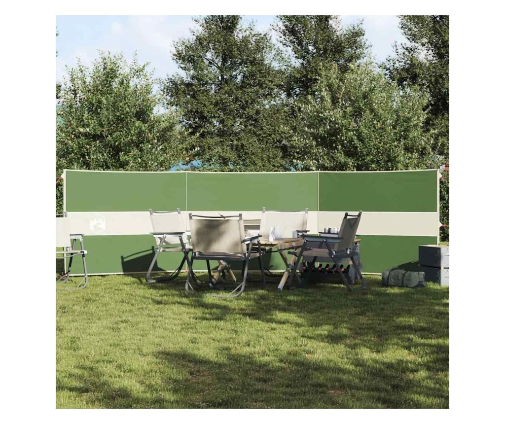 Camping Windbreak Green 490x123 cm Водоустойчив - 2