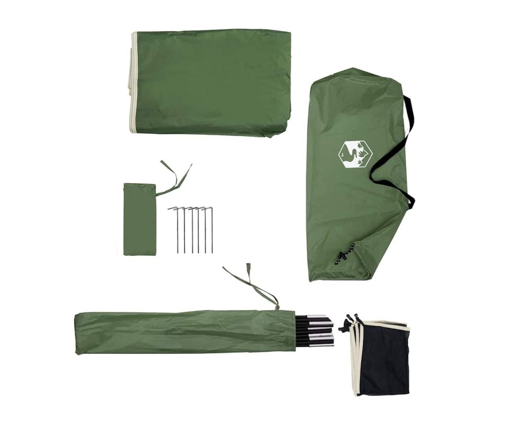 Camping Windbreak Green 490x123 cm Водоустойчив - 10