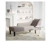 Шезлонг с десен подлакътник Taupe Fabric thumbnail 2