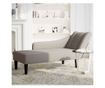Шезлонг с десен подлакътник Taupe Fabric thumbnail 3