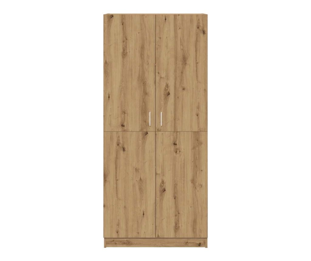 Гардероб Artisan Дъб 90x52x200 cm Инженерна дървесина - 4