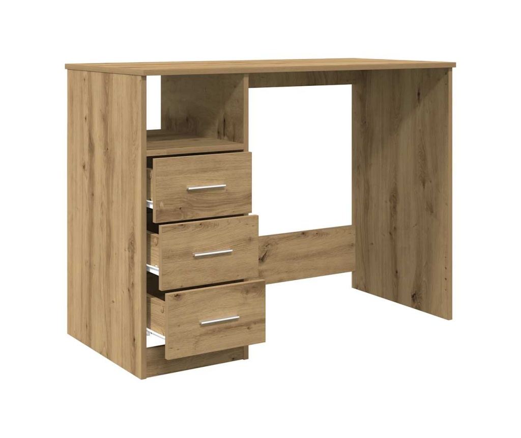 Бюрото Artisan Oak 102x50x76 cm Инженерна дървесина - 4
