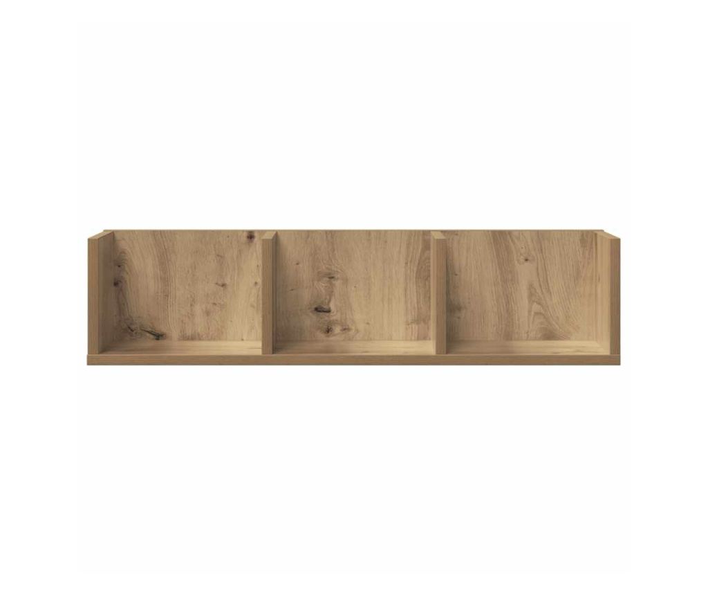 Стенен рафт за компактдискове Artisan Oak 75x18x18 cm - 4
