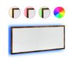 LED огледало за баня опушен дъб 100x8,5x37 cm thumbnail 1