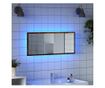 LED огледало за баня опушен дъб 100x8,5x37 cm thumbnail 2