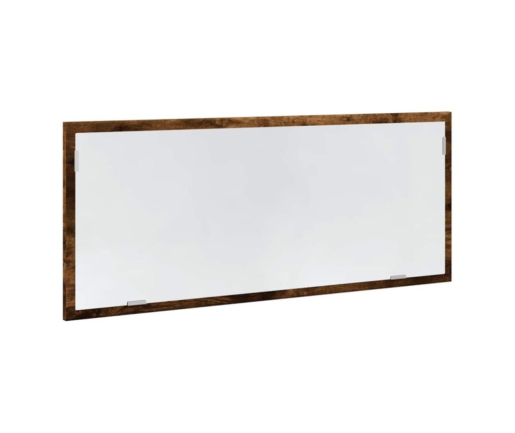 LED огледало за баня опушен дъб 100x8,5x37 cm - 5