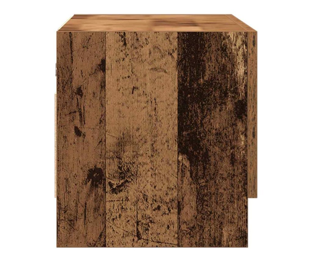 Гардероб Старо дърво 70x32,5x35 cm Инженерна дървесина - 5