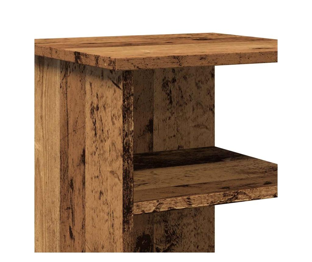 Шкаф за хранене Old Wood 35x35x55 cm Инженерна дървесина - 7