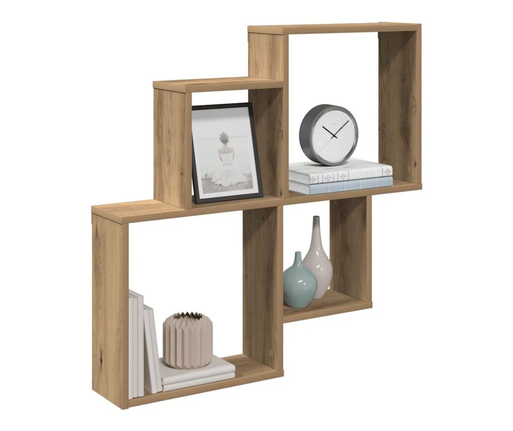 стенна етажерка Artisan Oak 80x15x78,5 cm инженерна дървесина - 2