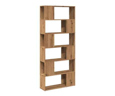 Шкаф за книги/разделител на стаи Artisan Oak 80x24x186 cm