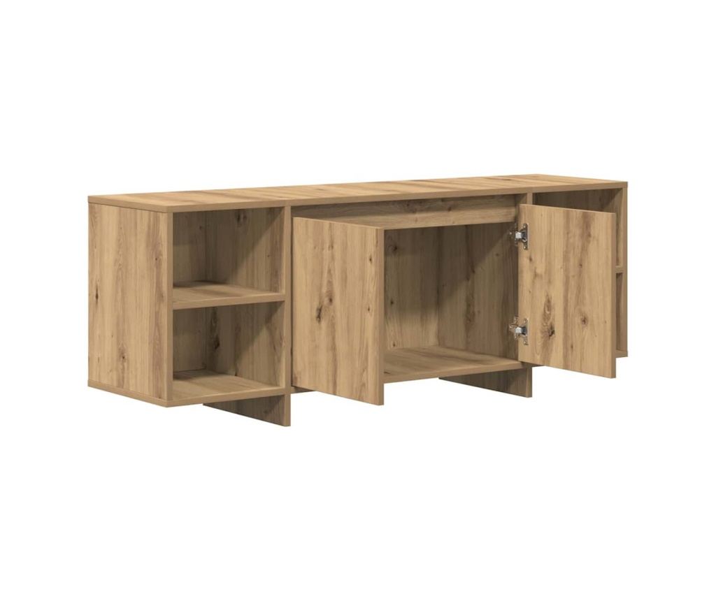 ТВ шкаф Artisan Oak 130x35x50 cm Инженерна дървесина - 4