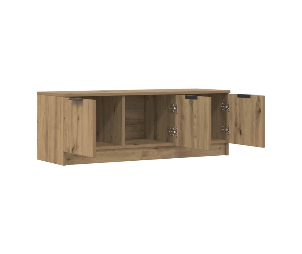 ТВ шкаф Artisan Oak 102x35x36,5 cm Инженерна дървесина - 4