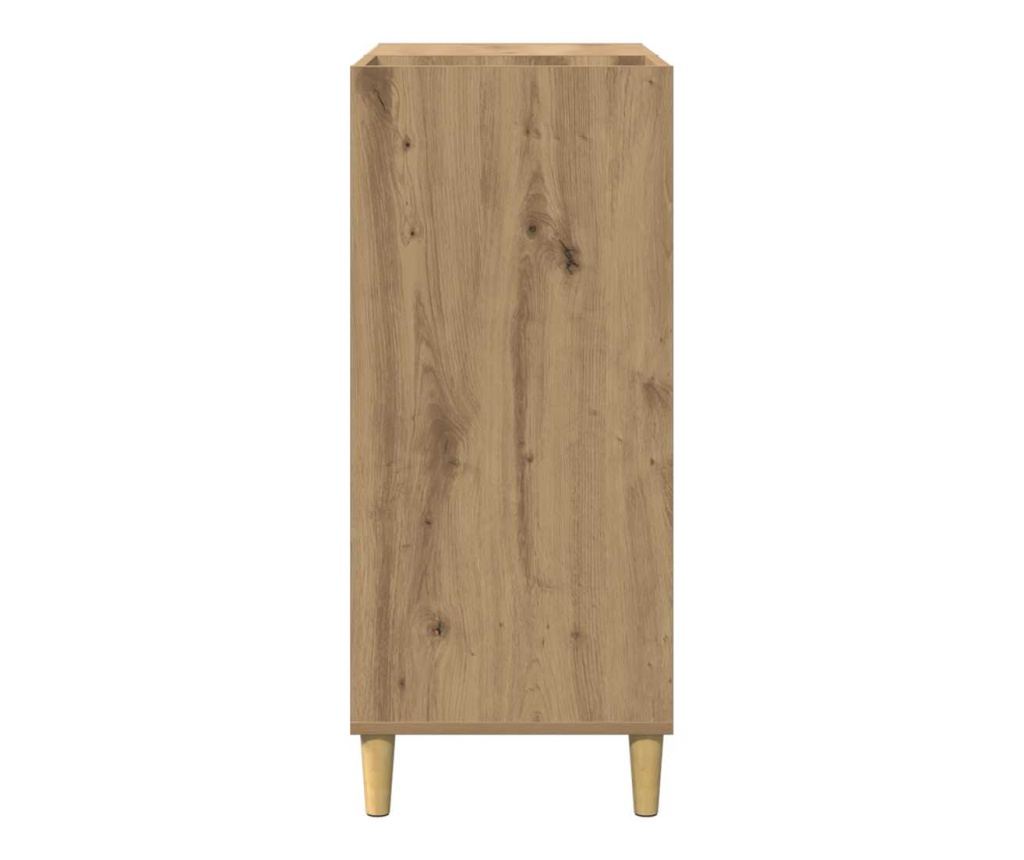 Шкаф за плочи Artisan Oak 84,5x38x89 cm Инженерна дървесина - 5