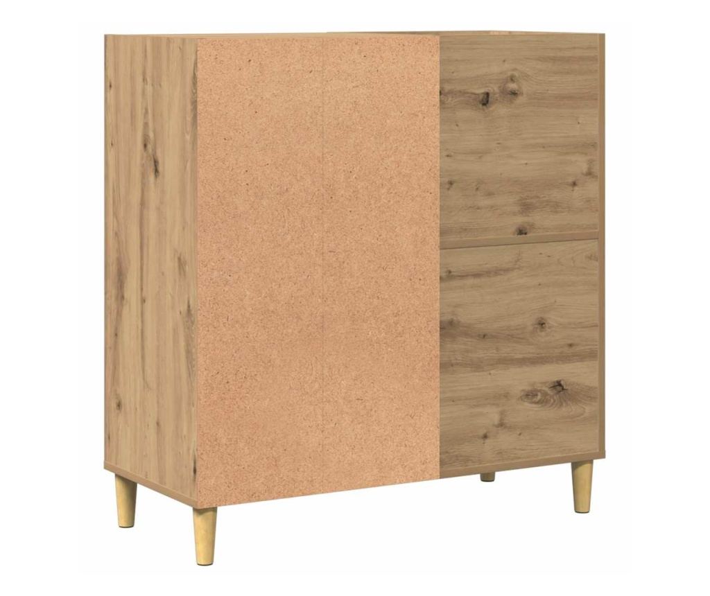 Шкаф за плочи Artisan Oak 84,5x38x89 cm Инженерна дървесина - 6